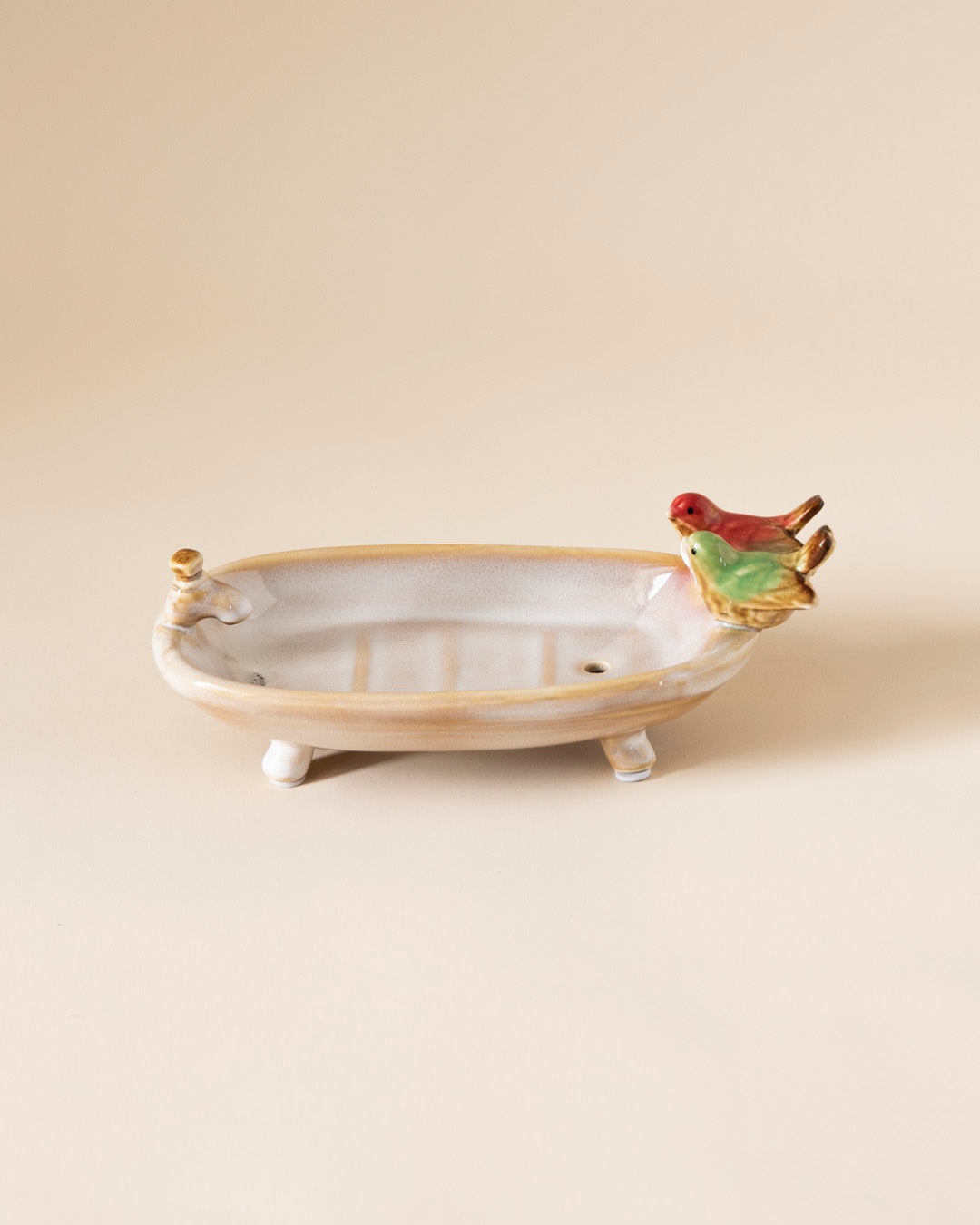 Rustic Bird Bathtub Soap Dispenser
