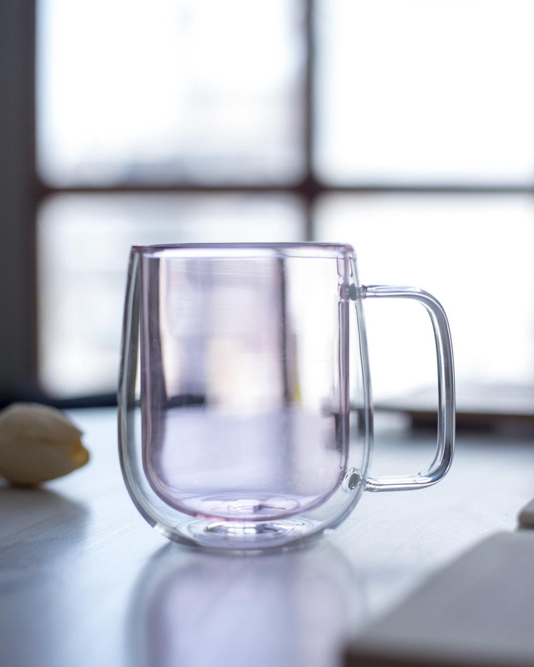 Double Wall Tea Cup- Clear
